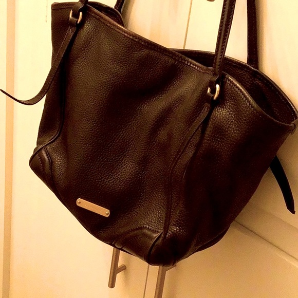 Sale❤️BURBERRY CANTERBURY 🌺Sale🌺 LARGE PEBBLE LEATHER HOBO EUC - Picture 7 of 16